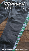 Load image into Gallery viewer, Midwest Clothing Jogger V2- OG Stripe Series - Green/Tan