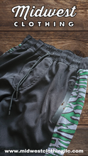 Load image into Gallery viewer, Midwest Clothing Jogger V2- OG Stripe Series - Green/Tan
