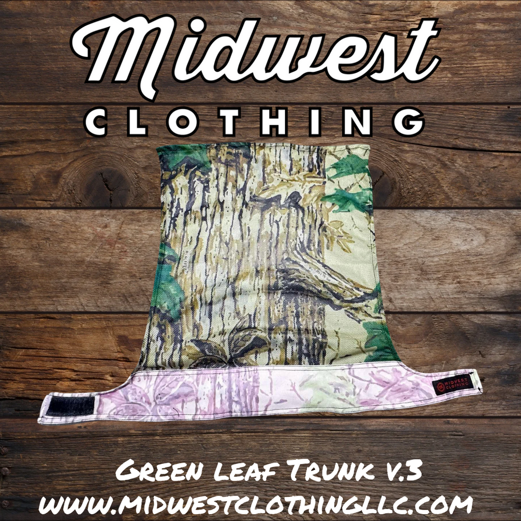 Green leaf Trunk v3 Diamond Mesh Headwrap